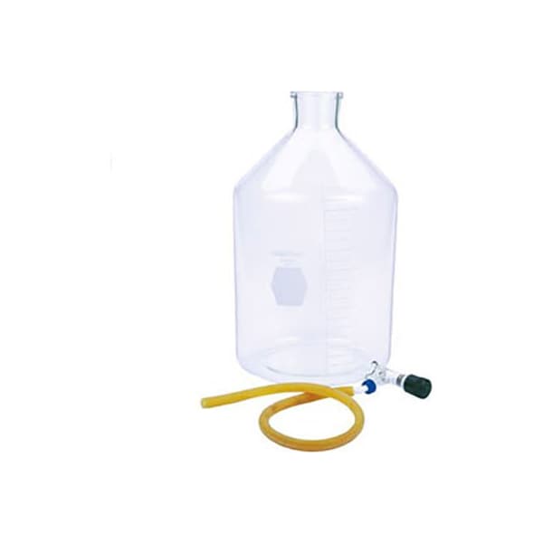 Cp Lab Safety. Kimble Kimax Reservoir Bottle W/ Bottom Valve Outlet, 20 Liter 14612F-20000 - main